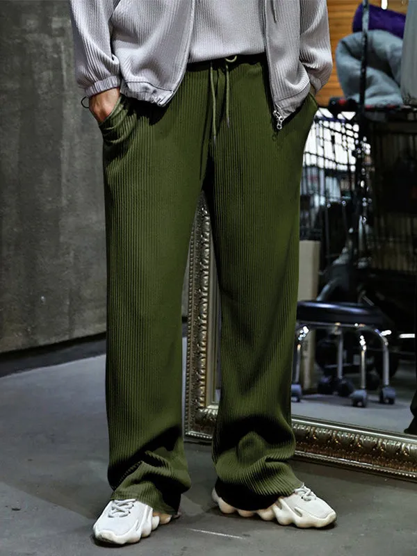 Men's Loose Draped Vintage Straight Pants