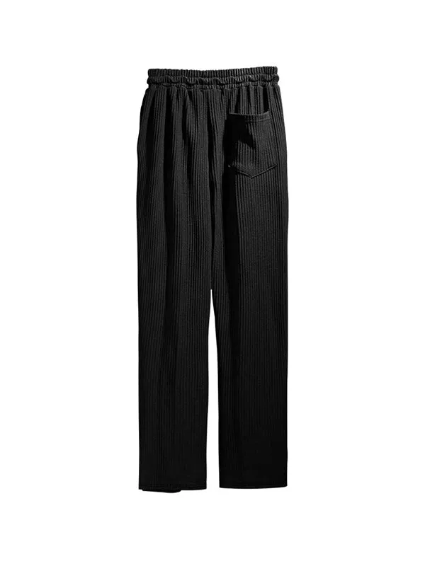 Men's Loose Draped Vintage Straight Pants
