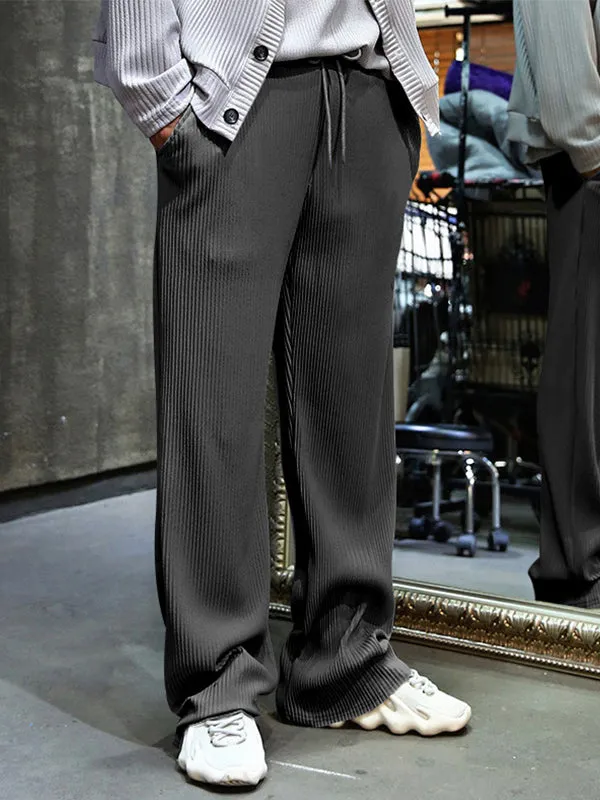 Men's Loose Draped Vintage Straight Pants