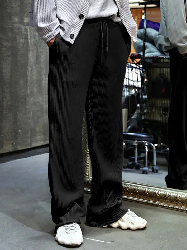 Men's Loose Draped Vintage Straight Pants