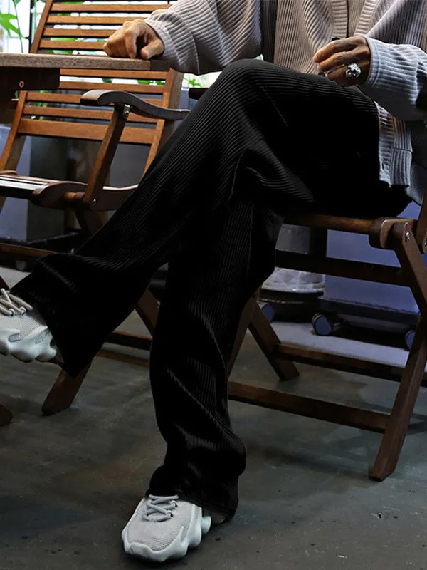 Men's Loose Draped Vintage Straight Pants