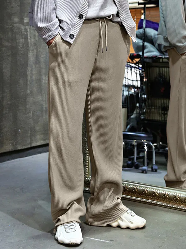 Men's Loose Draped Vintage Straight Pants