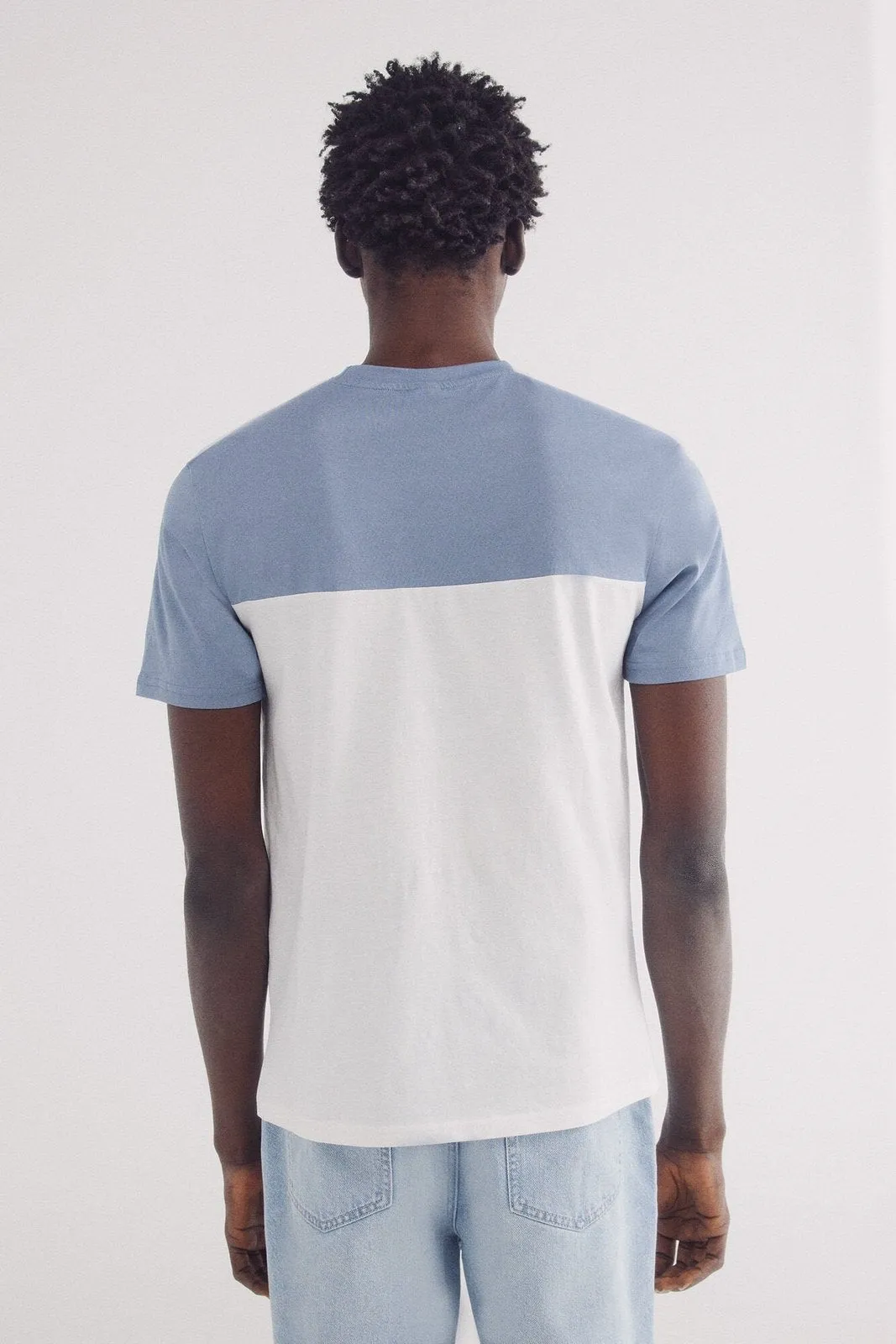 Micro-striped T-shirt - Ivory
