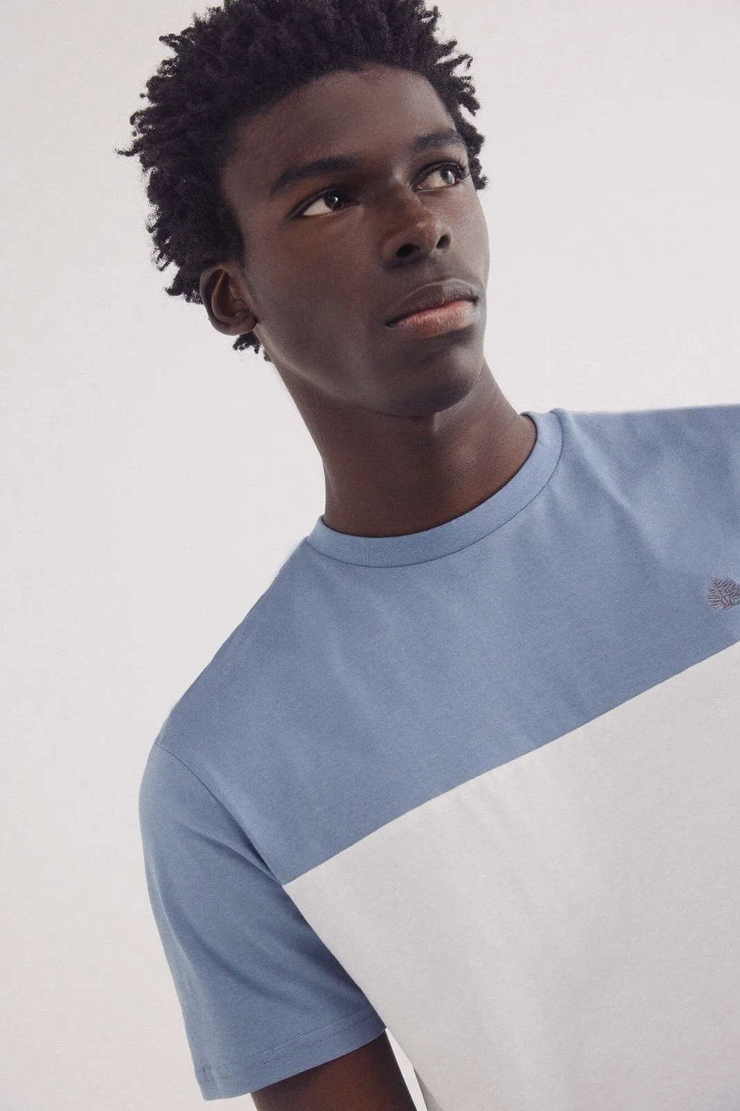 Micro-striped T-shirt - Ivory