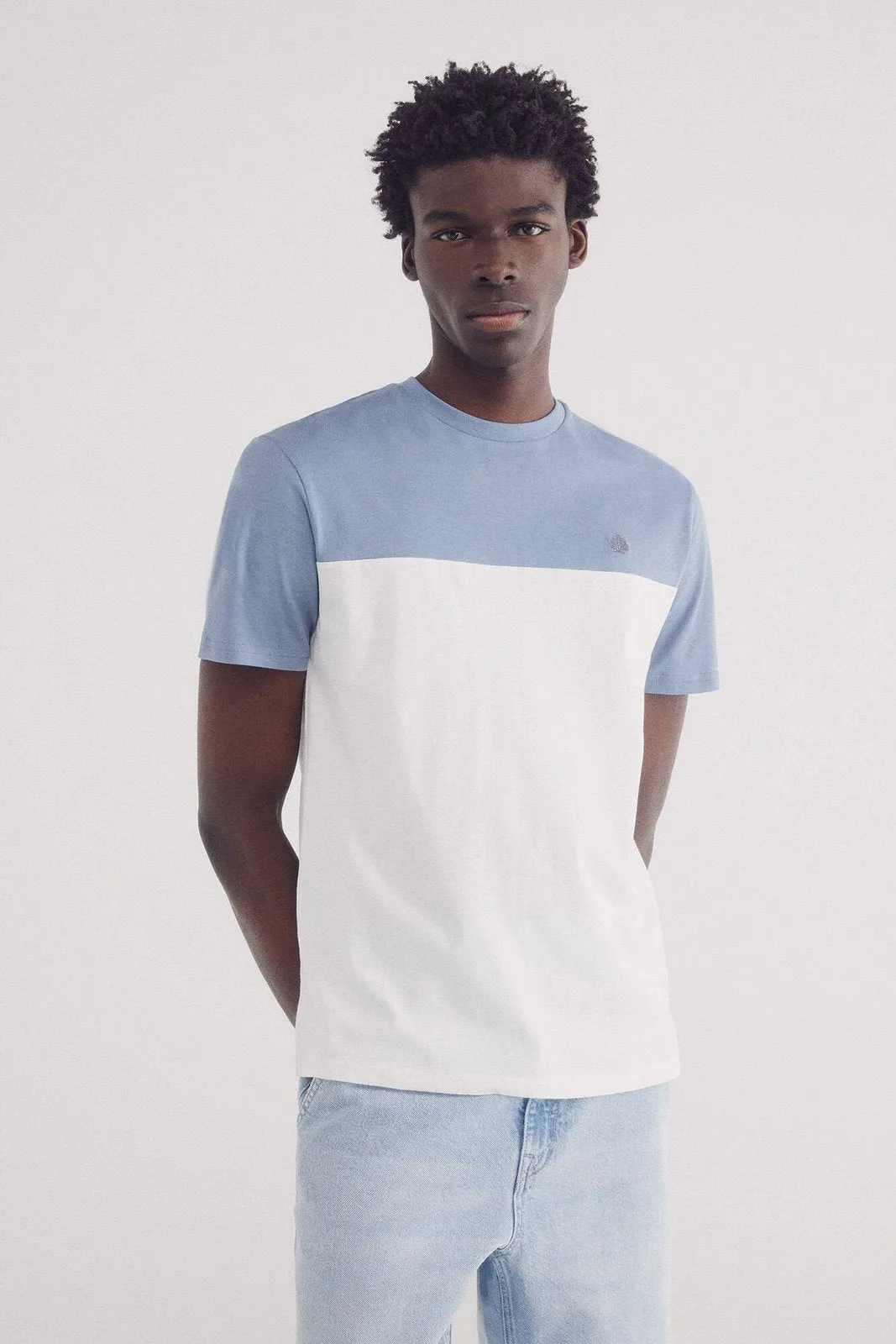 Micro-striped T-shirt - Ivory