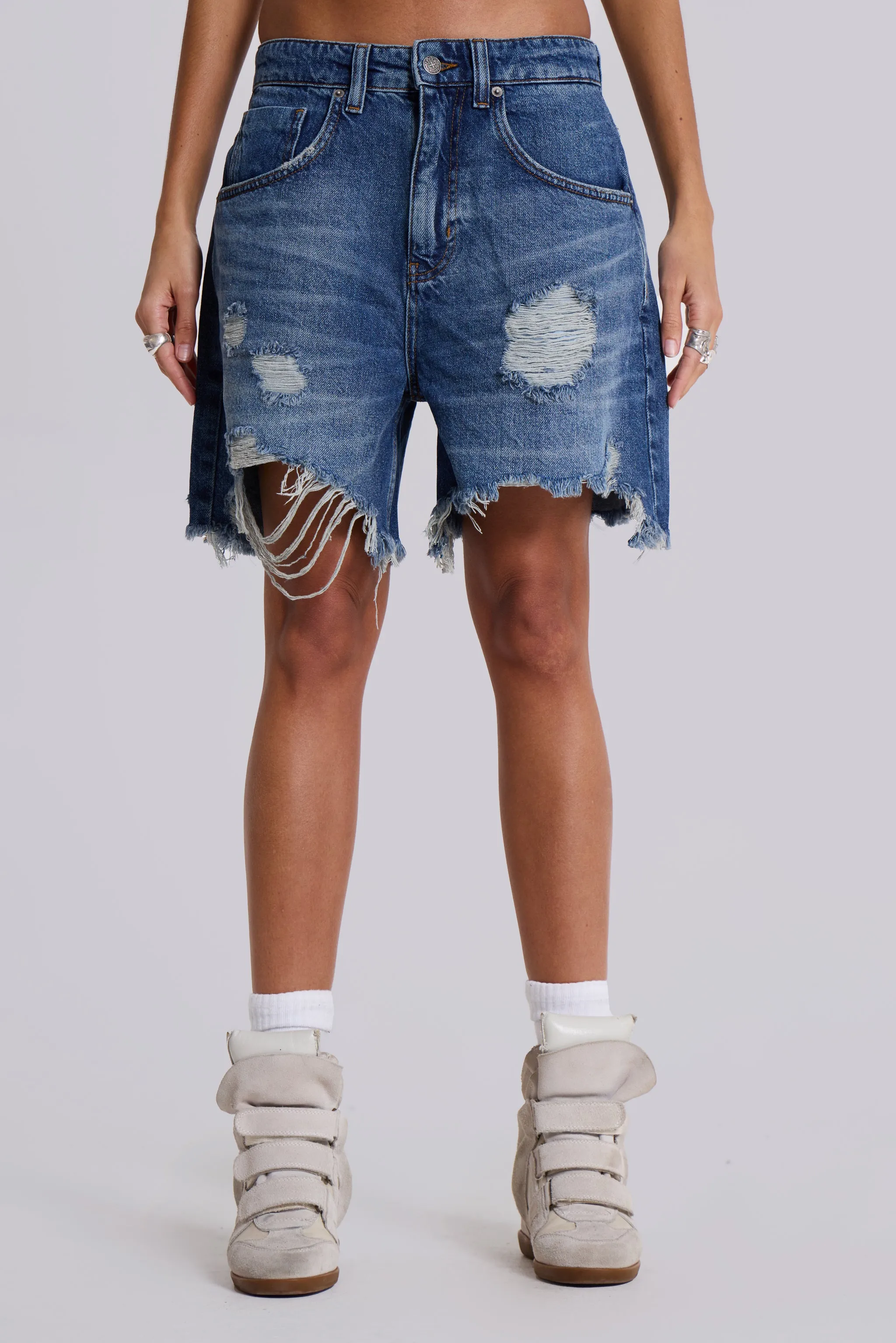 Mid Blue Revenge Jorts