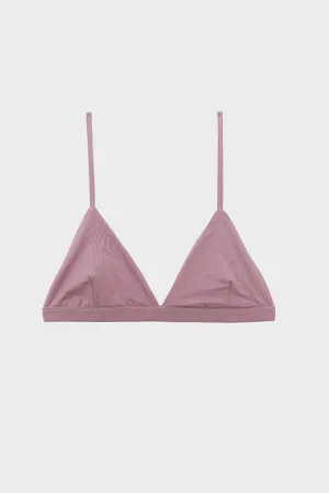 Mississippi Bra in Still Purple Bamboo Lyocell