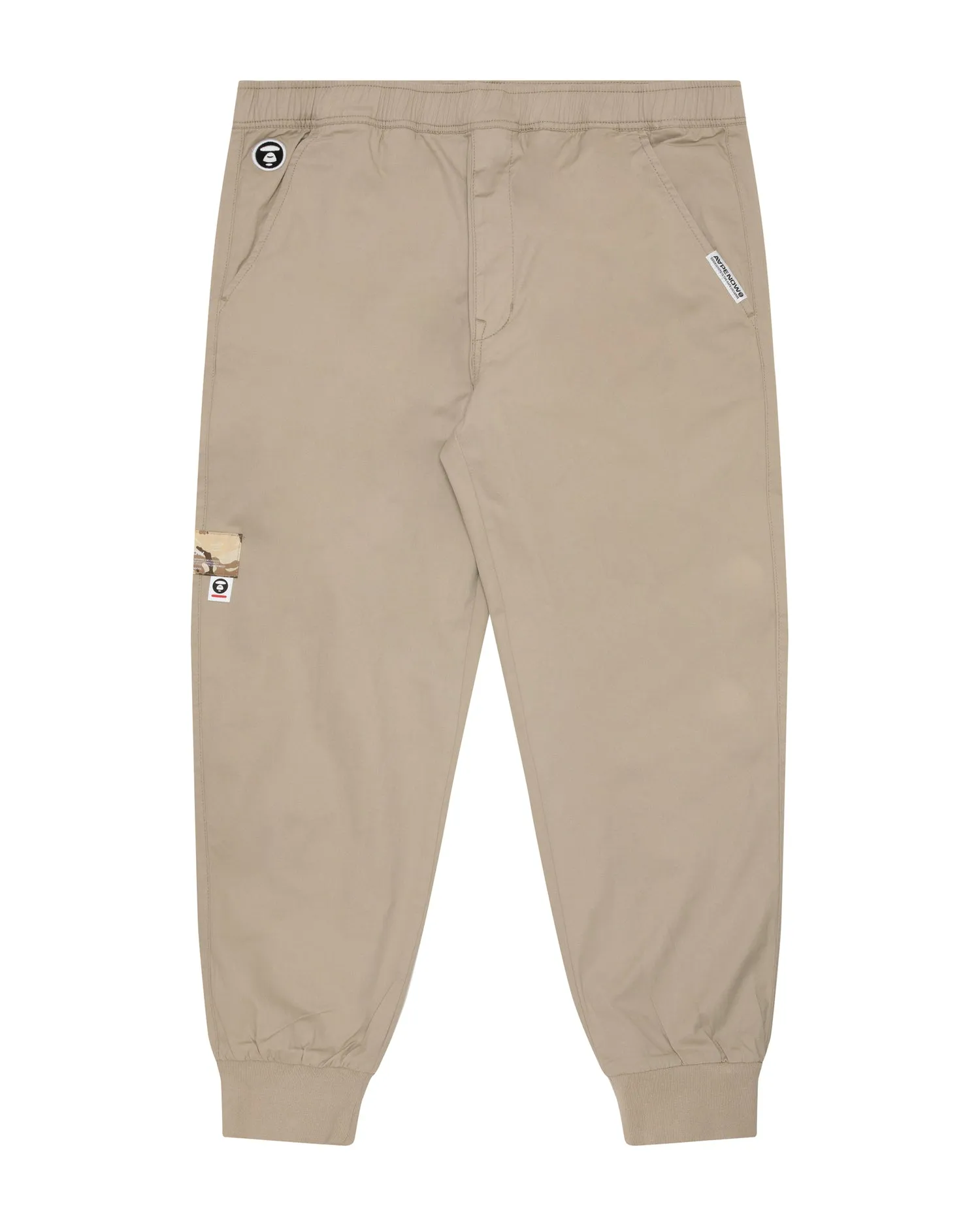 Moonface embroidered relaxed pants
