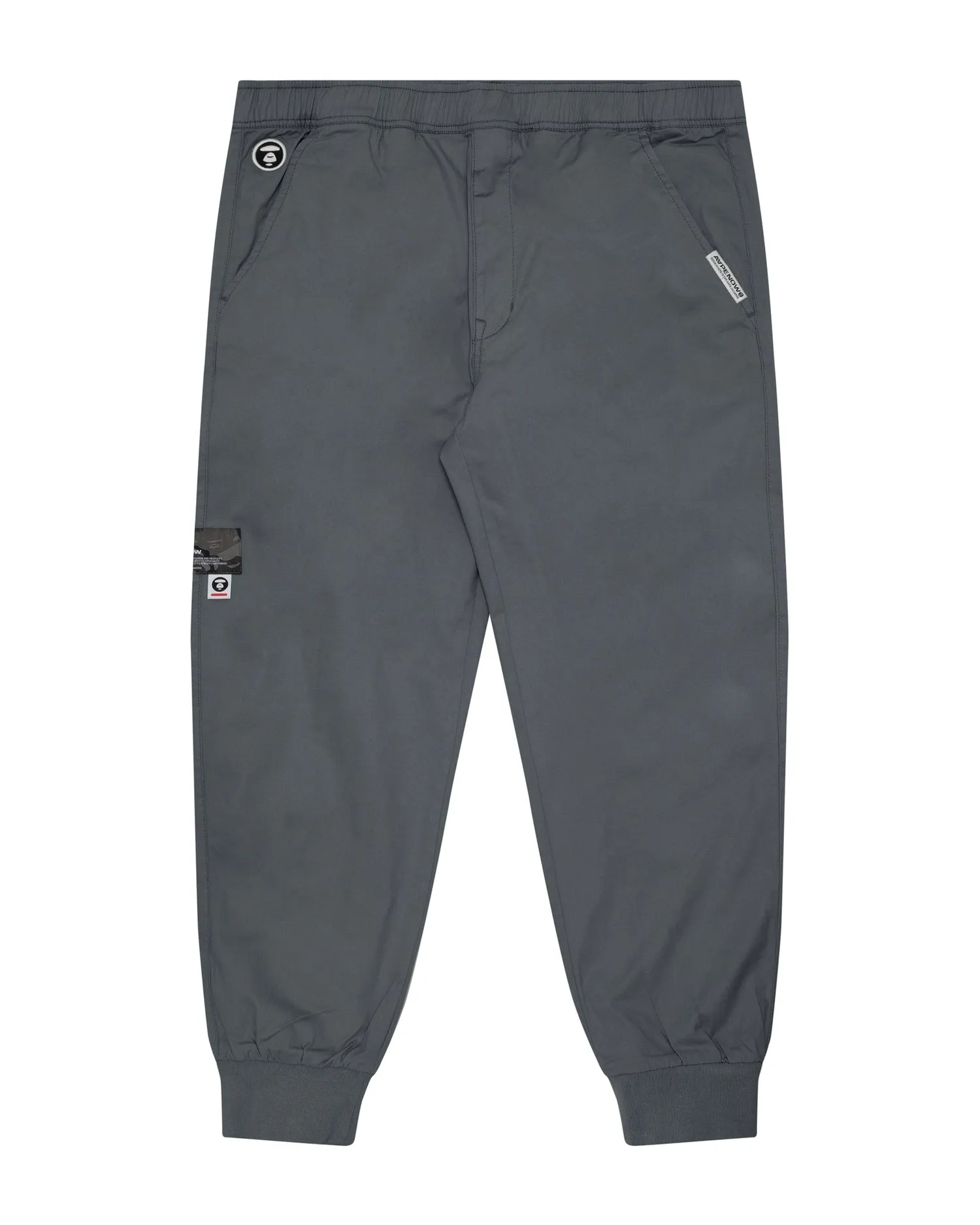 Moonface embroidered relaxed pants