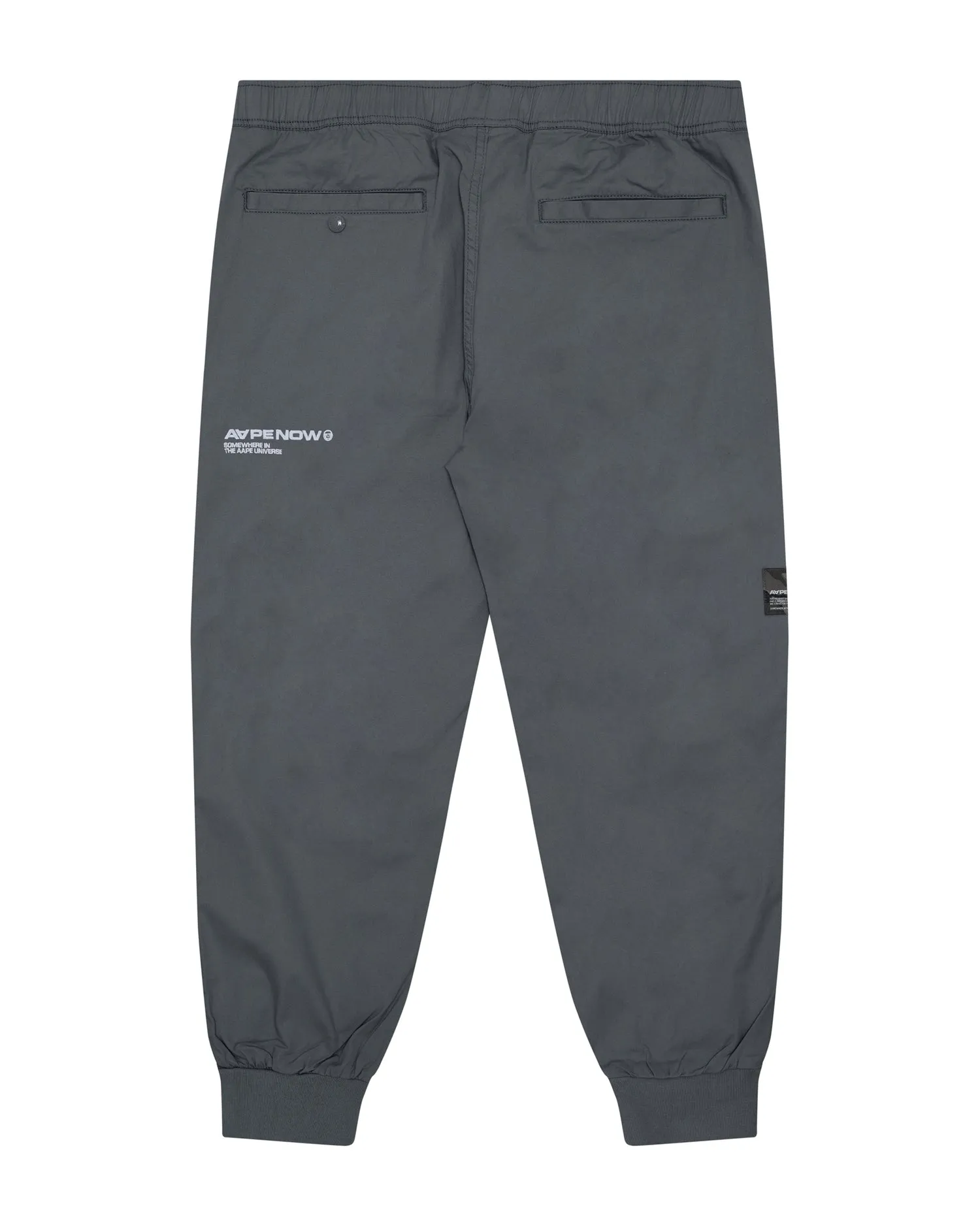 Moonface embroidered relaxed pants