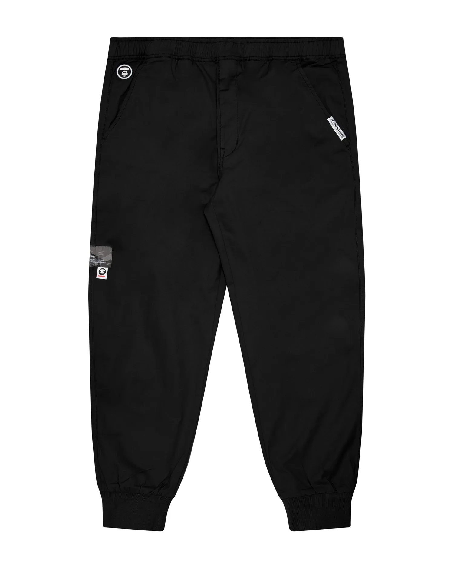 Moonface embroidered relaxed pants