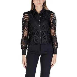 Morgan De Toi Black Classic Long Sleeve Women's Shirt