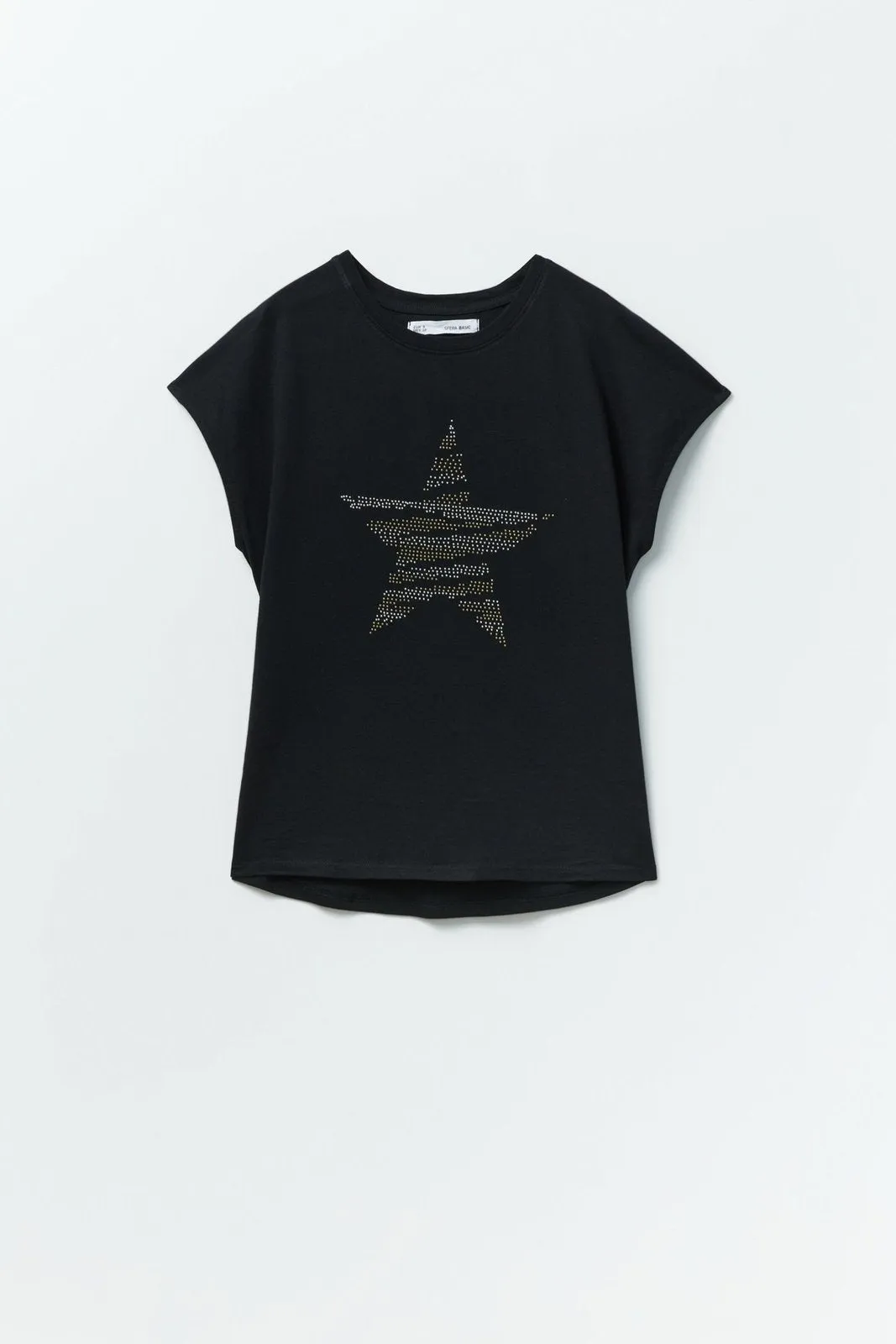 Motif T-shirt - Black