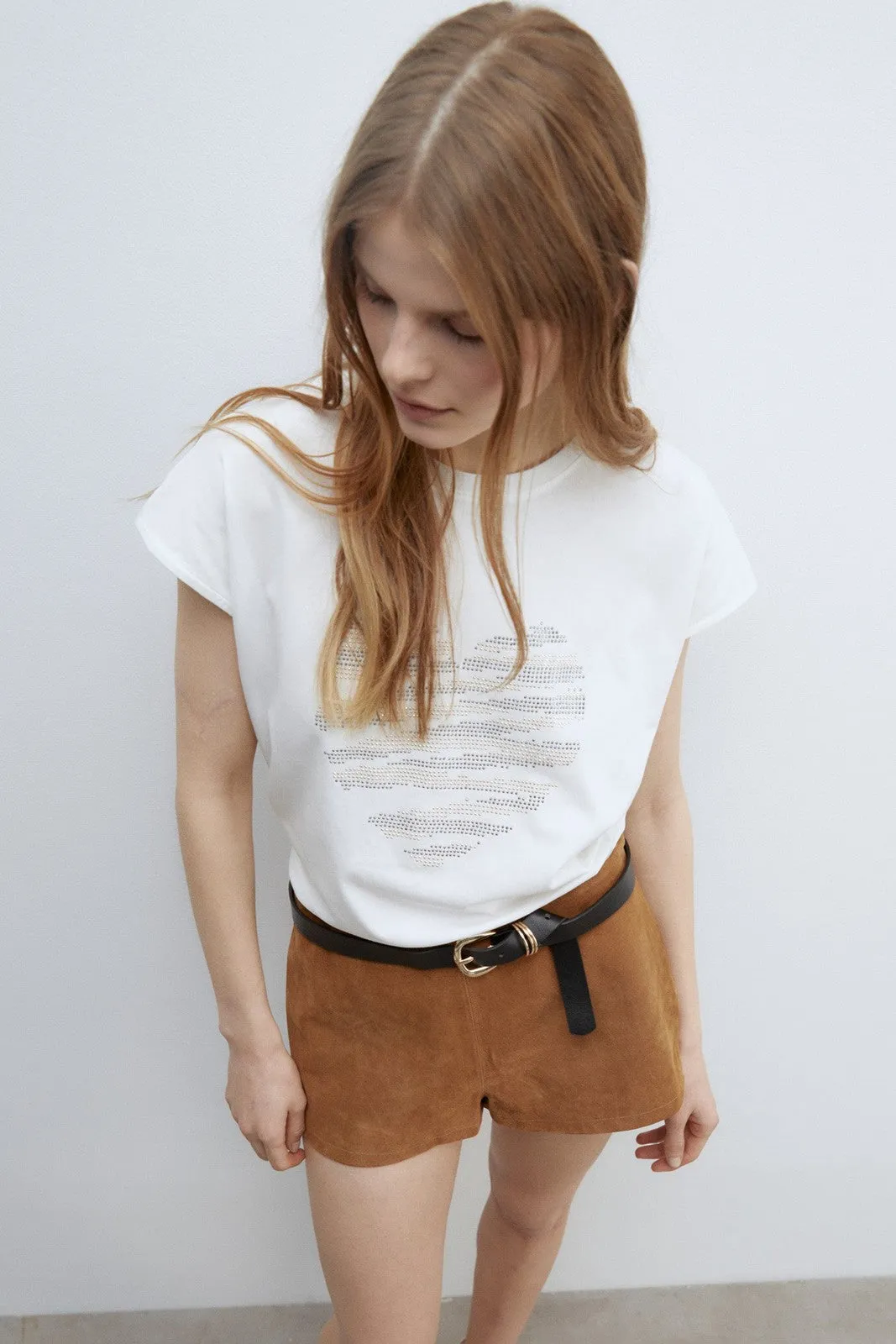 Motif T-shirt - White