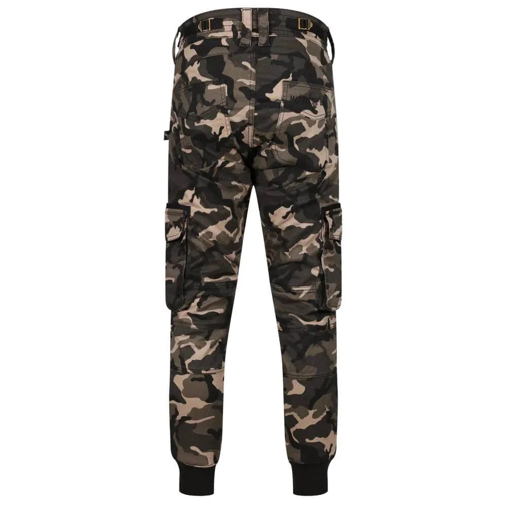 MotoBull- Ryan Cargo Camo Trousers
