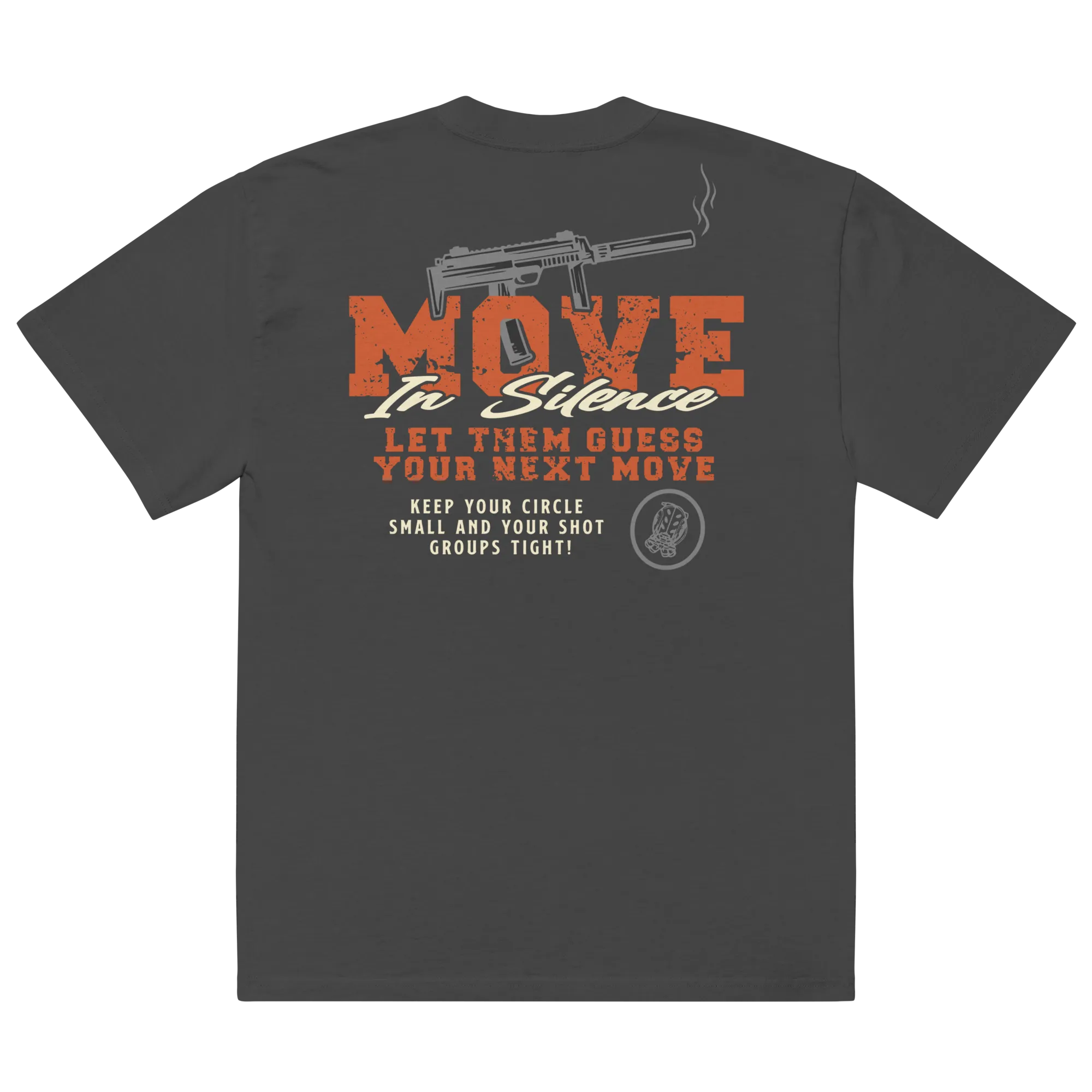 Move In Silence Oversized faded tee
