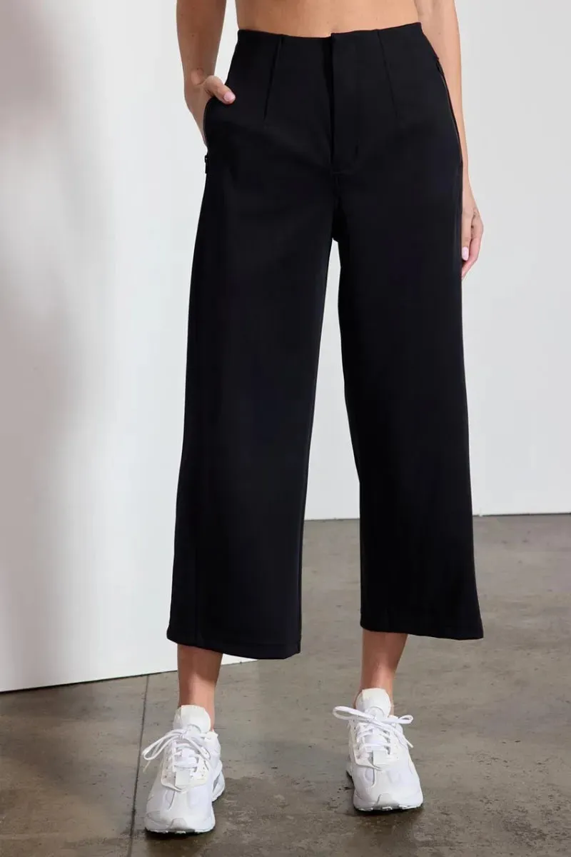 MPG Womens Purpose High-Rise Crop Wide Leg Pant