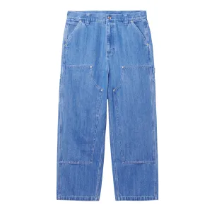 Nash Double Knee Pant | Blue (stone washed)