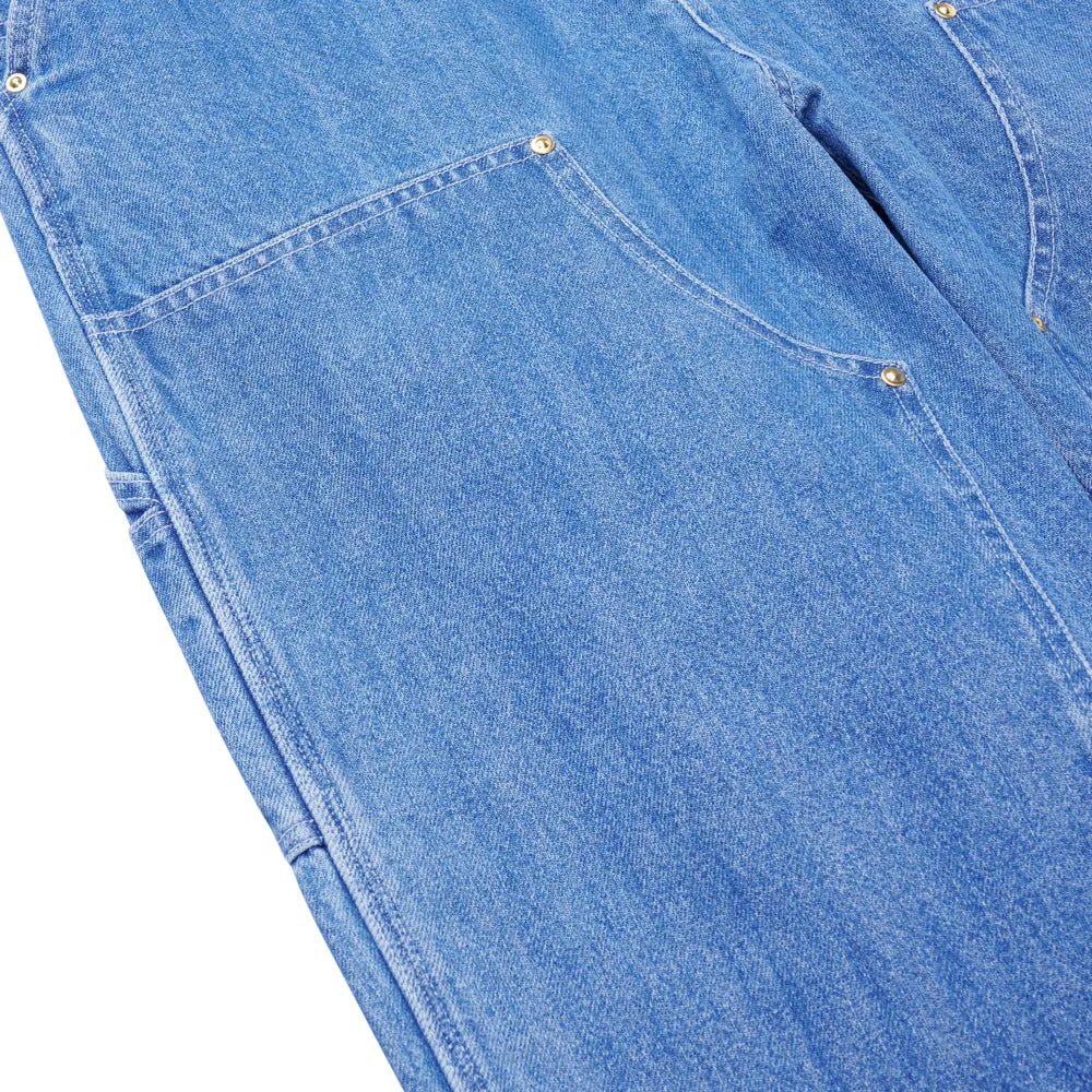 Nash Double Knee Pant | Blue (stone washed)