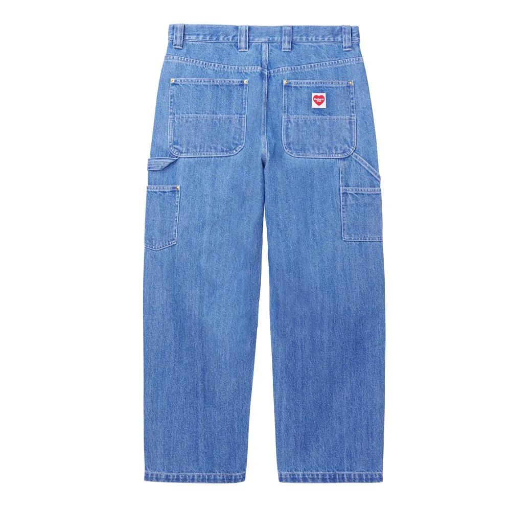 Nash Double Knee Pant | Blue (stone washed)