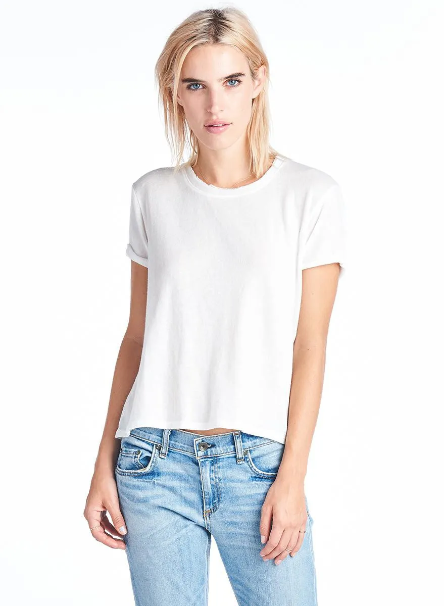 NATION LTD Jackson Little Boy Tee | Midnight Blue | Vintage White