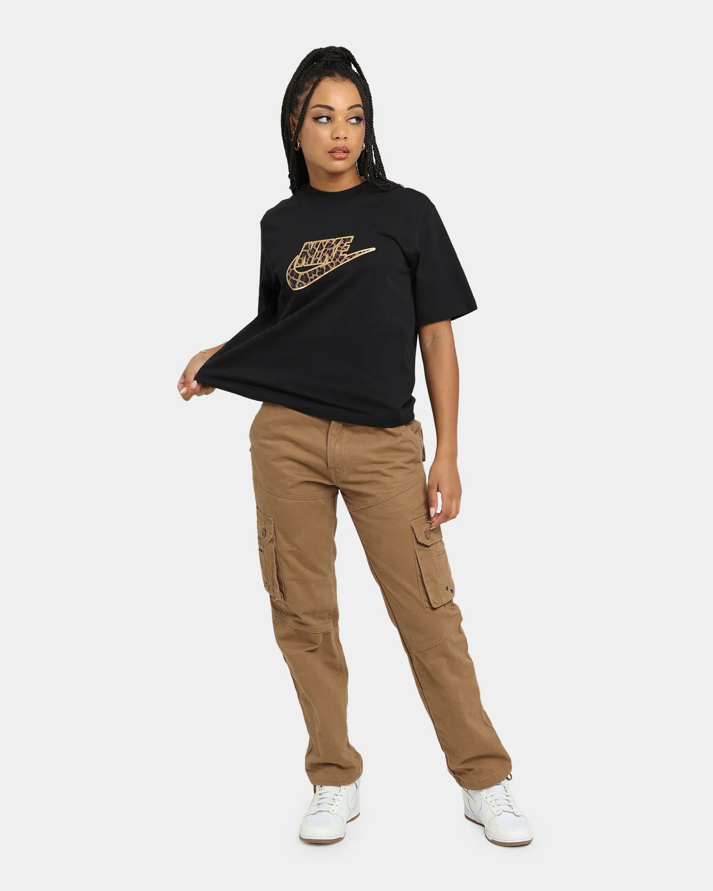 Nike Women's Sportswear Boxy T-Shirt Black/Metallic