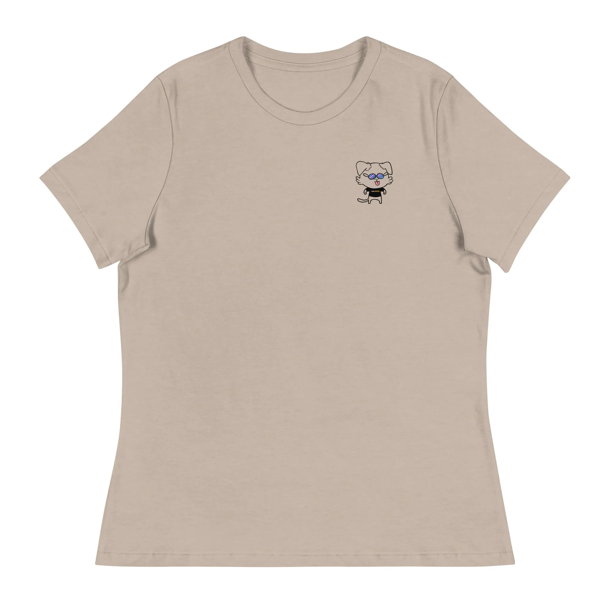 NOT THE LITTLE GUY Collection Mascot Mental Health Women's Relaxed T-Shirt
