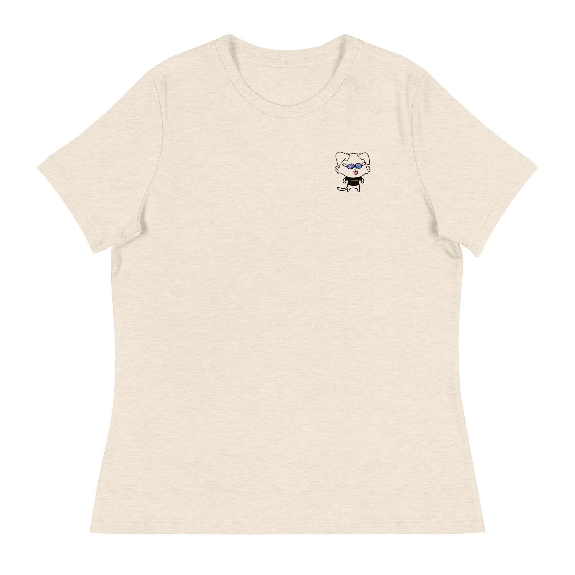 NOT THE LITTLE GUY Collection Mascot Mental Health Women's Relaxed T-Shirt