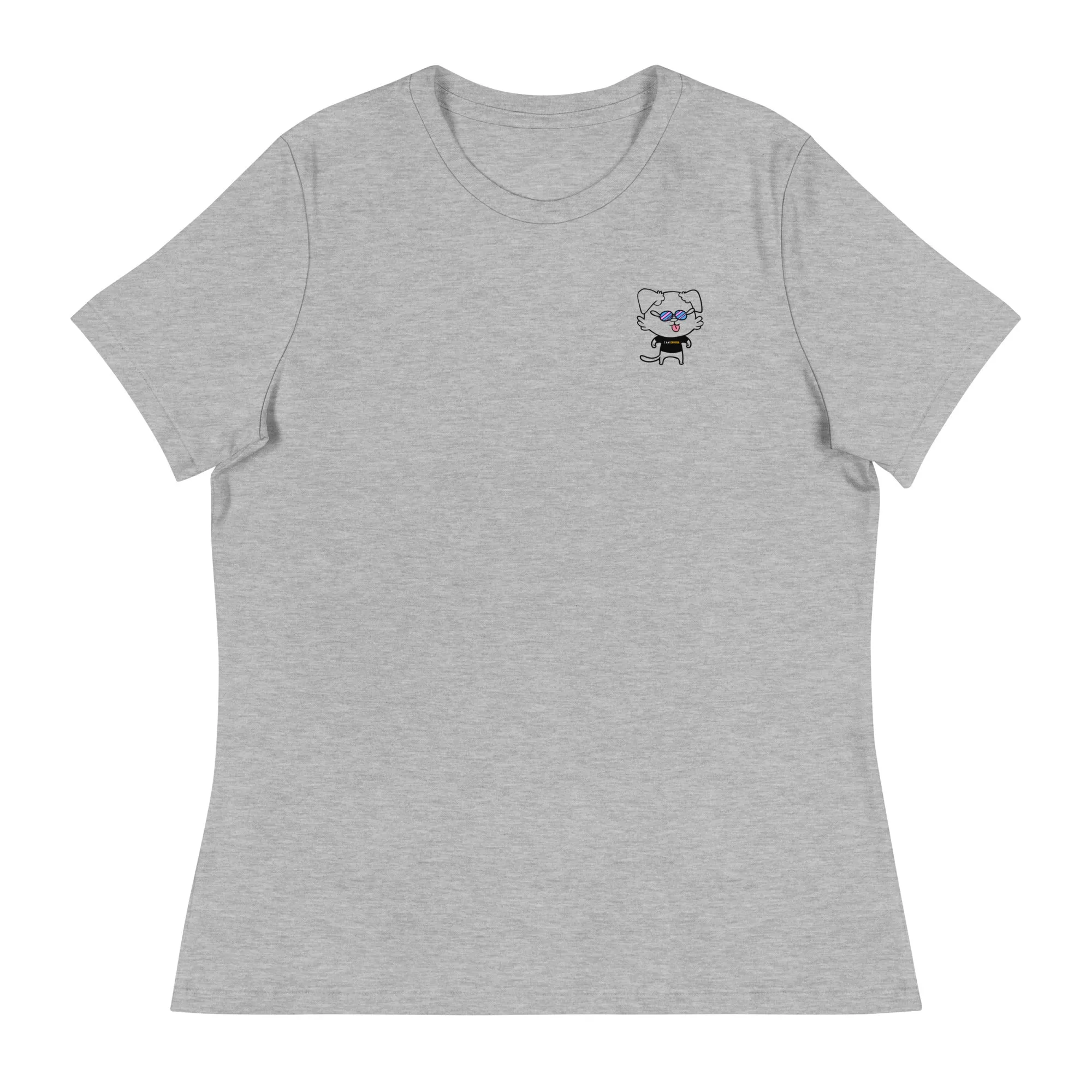 NOT THE LITTLE GUY Collection Mascot Mental Health Women's Relaxed T-Shirt
