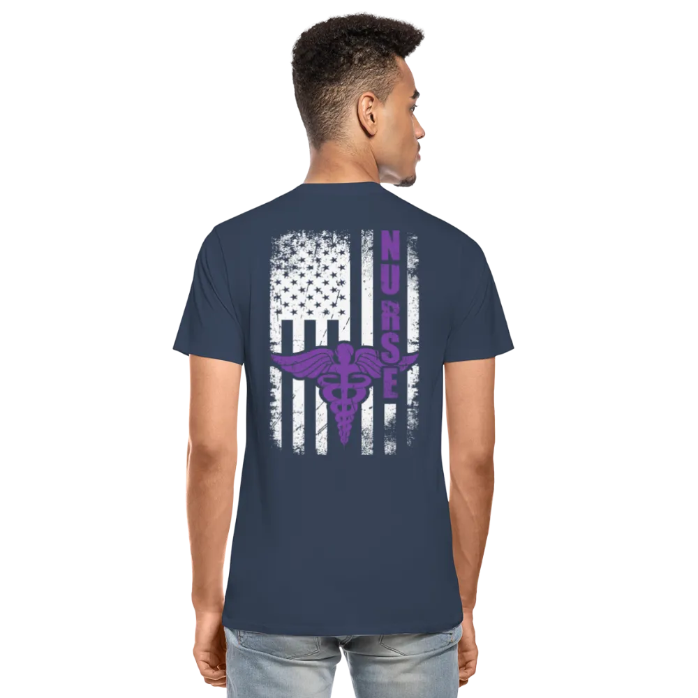 Nurse Flag Men’s Premium Organic T-Shirt (CK1808)