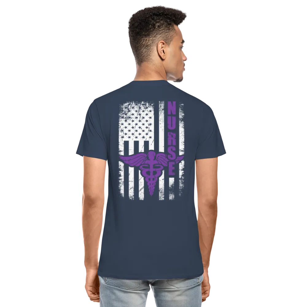 Nurse Flag Men’s Premium Organic T-Shirt (CK1808)