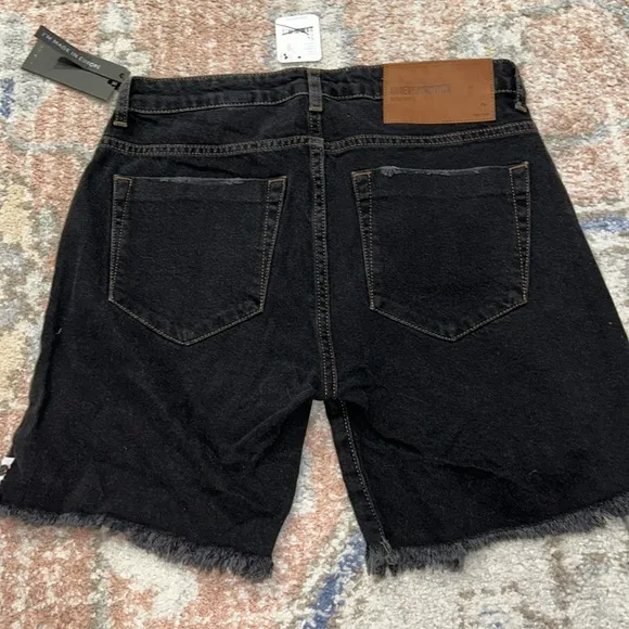 NWT One Teaspoon Worn Black Stevies Boyfriend Shorts 25 From Free People Z381-10