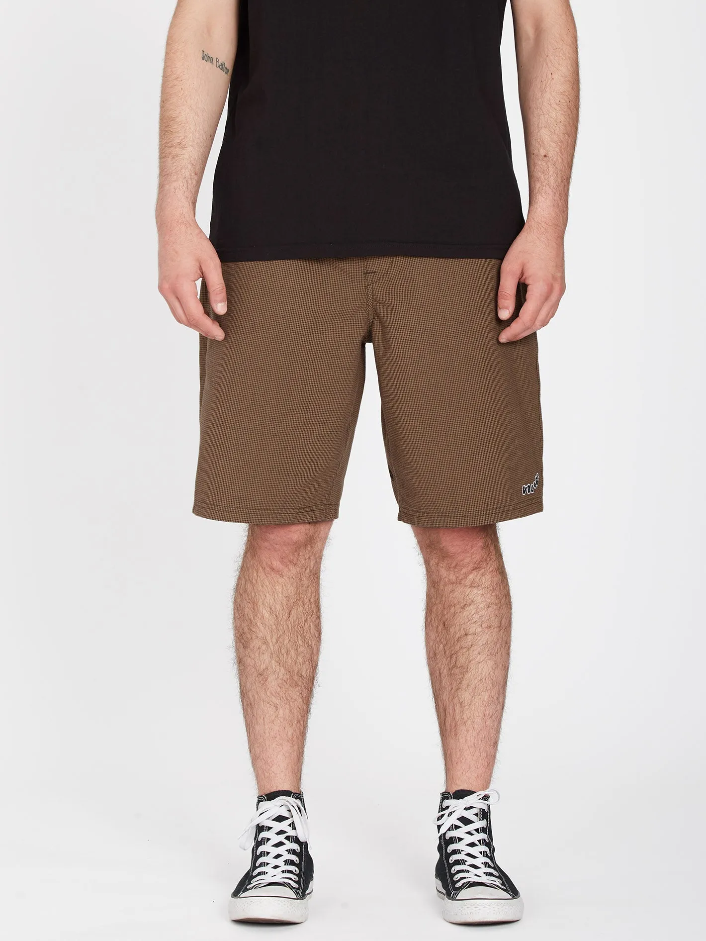 Outer Spaced 21" Shorts - RUBBER