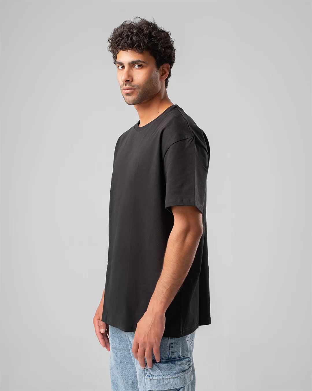Oversized Men Plain T-Shirt