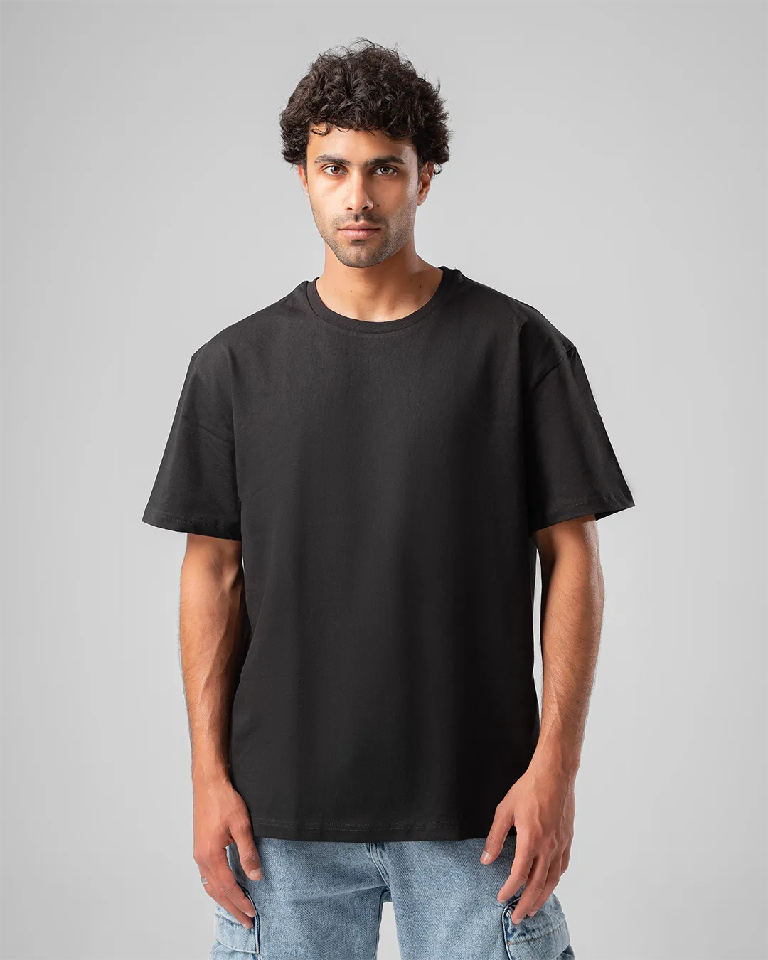Oversized Men Plain T-Shirt