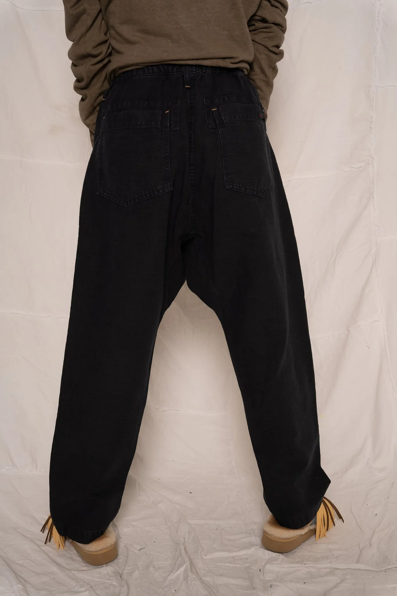 P63 Fatigue Military Hemp/Organic Cotton Sulfur Black