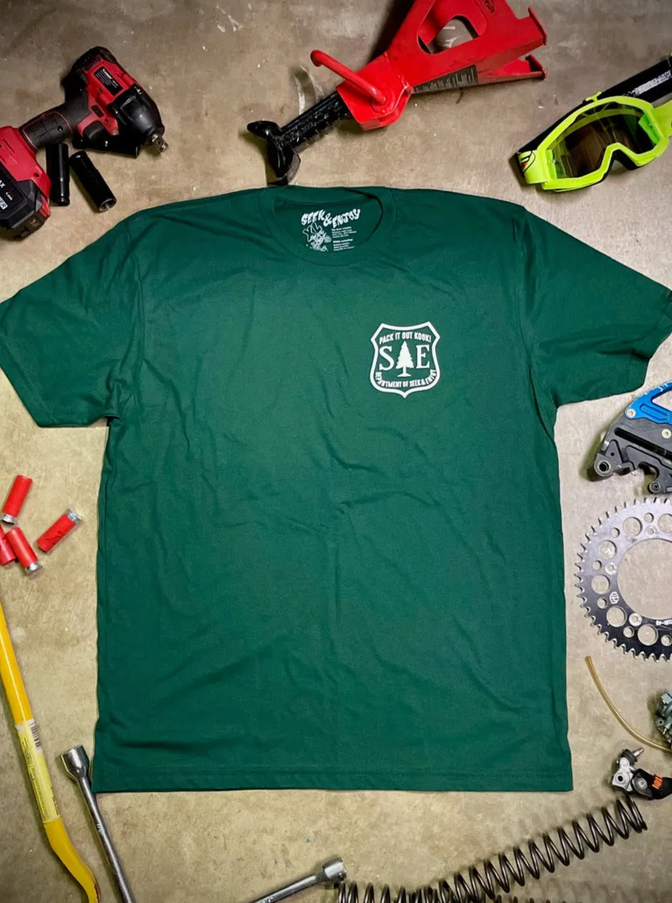 PACK IT OUT "PC" TEE | ALPINE