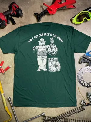 PACK IT OUT "PC" TEE | ALPINE
