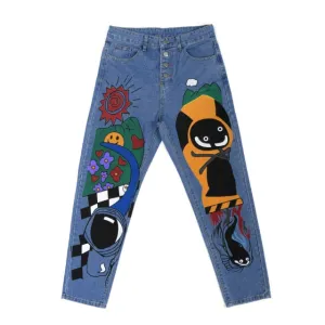 Pants Female Hight Waist Denim Jean