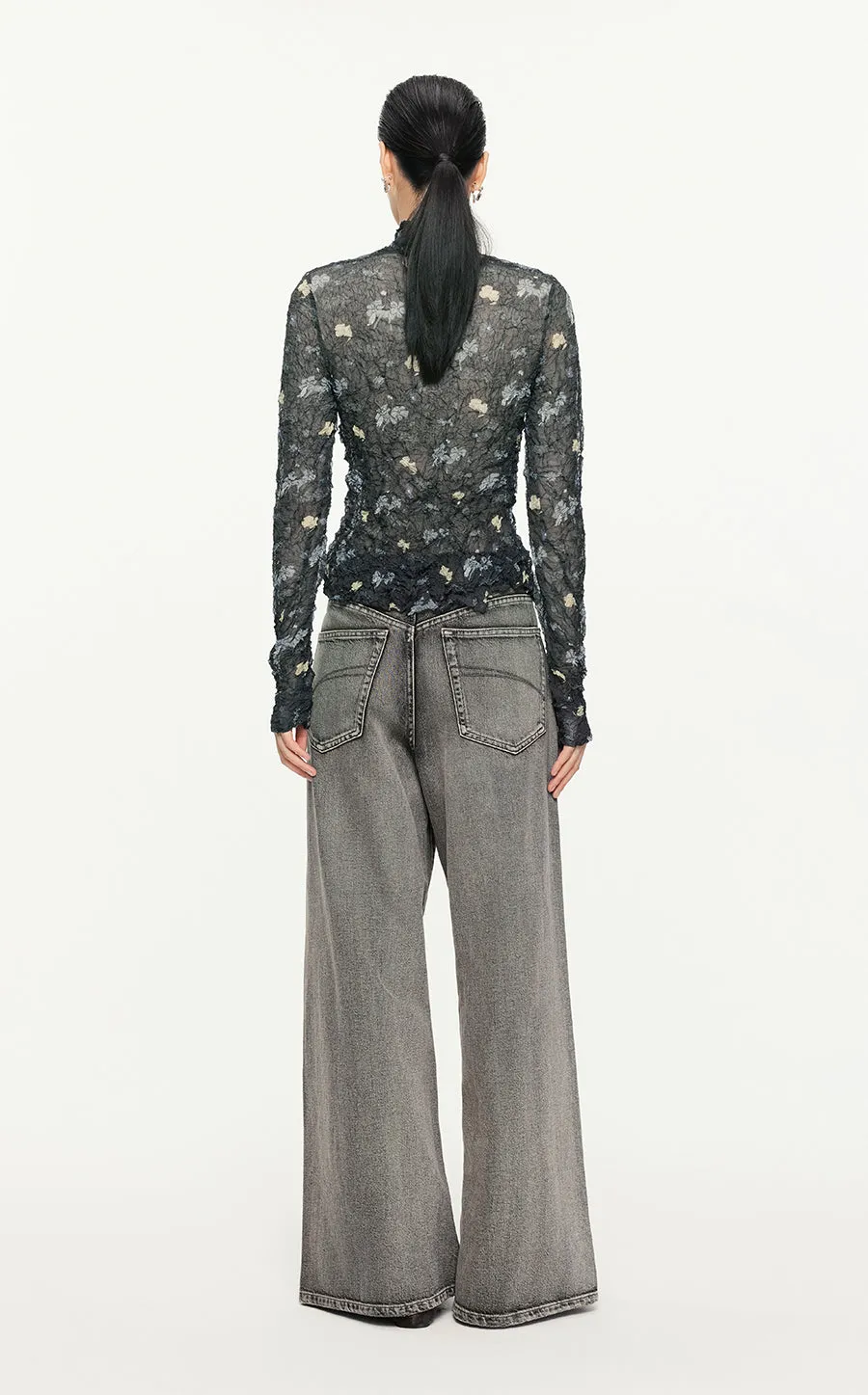 Pants/JNBY Loose Fitting Denim Long Pants