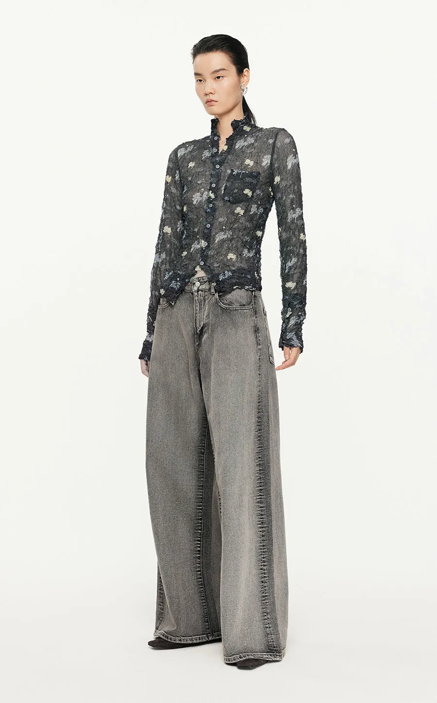 Pants/JNBY Loose Fitting Denim Long Pants