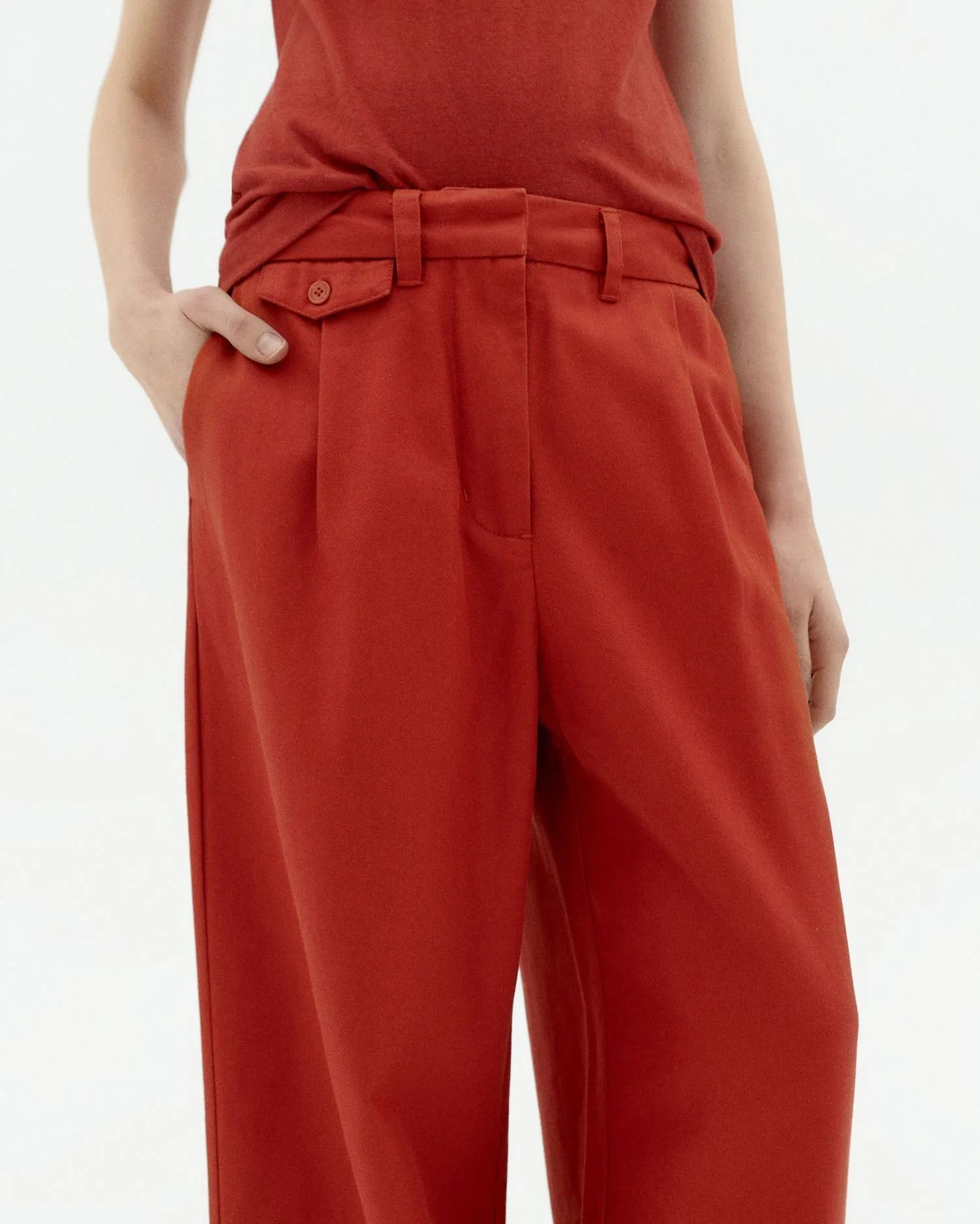 Pat Hemp Pants Red