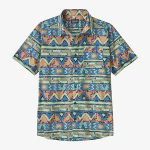 Patagonia Go-To Shirt High Hopes Geo: Salamander Green