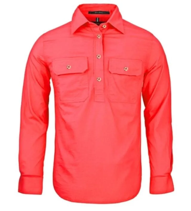 Pilbara Workshirt Womens Closed Front Plain Colours