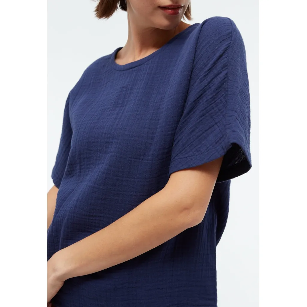 pina top in nightshade blue