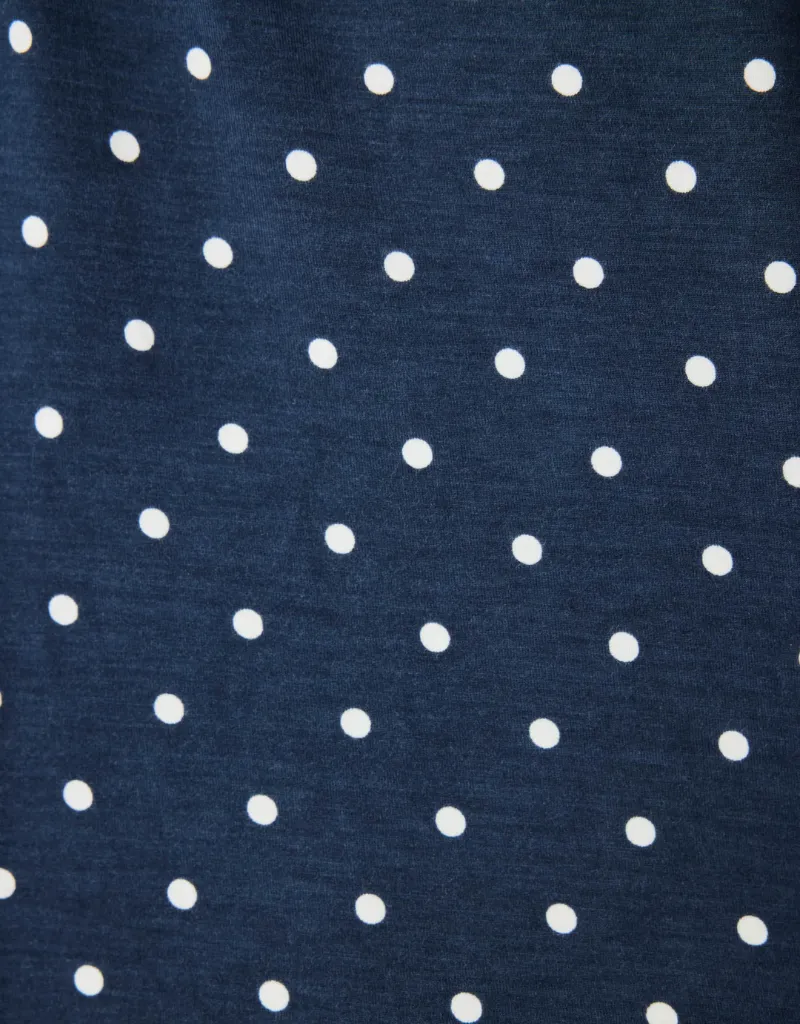 P.J Salvage Polka Dot Modal PJ Set in Navy