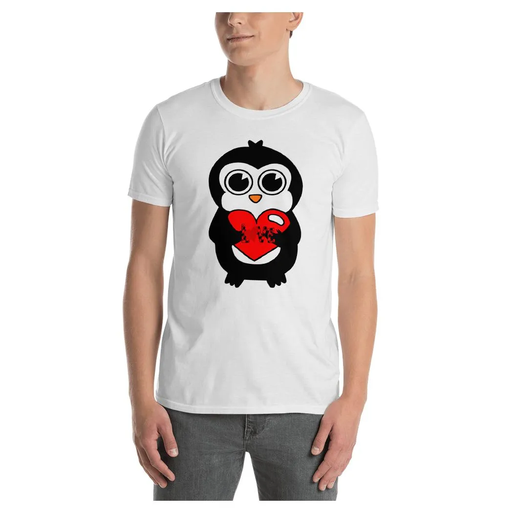 Plaid Penguin Love Tee