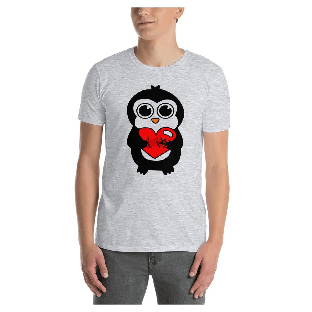 Plaid Penguin Love Tee