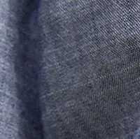 Plain slub cotton shirt - Blue