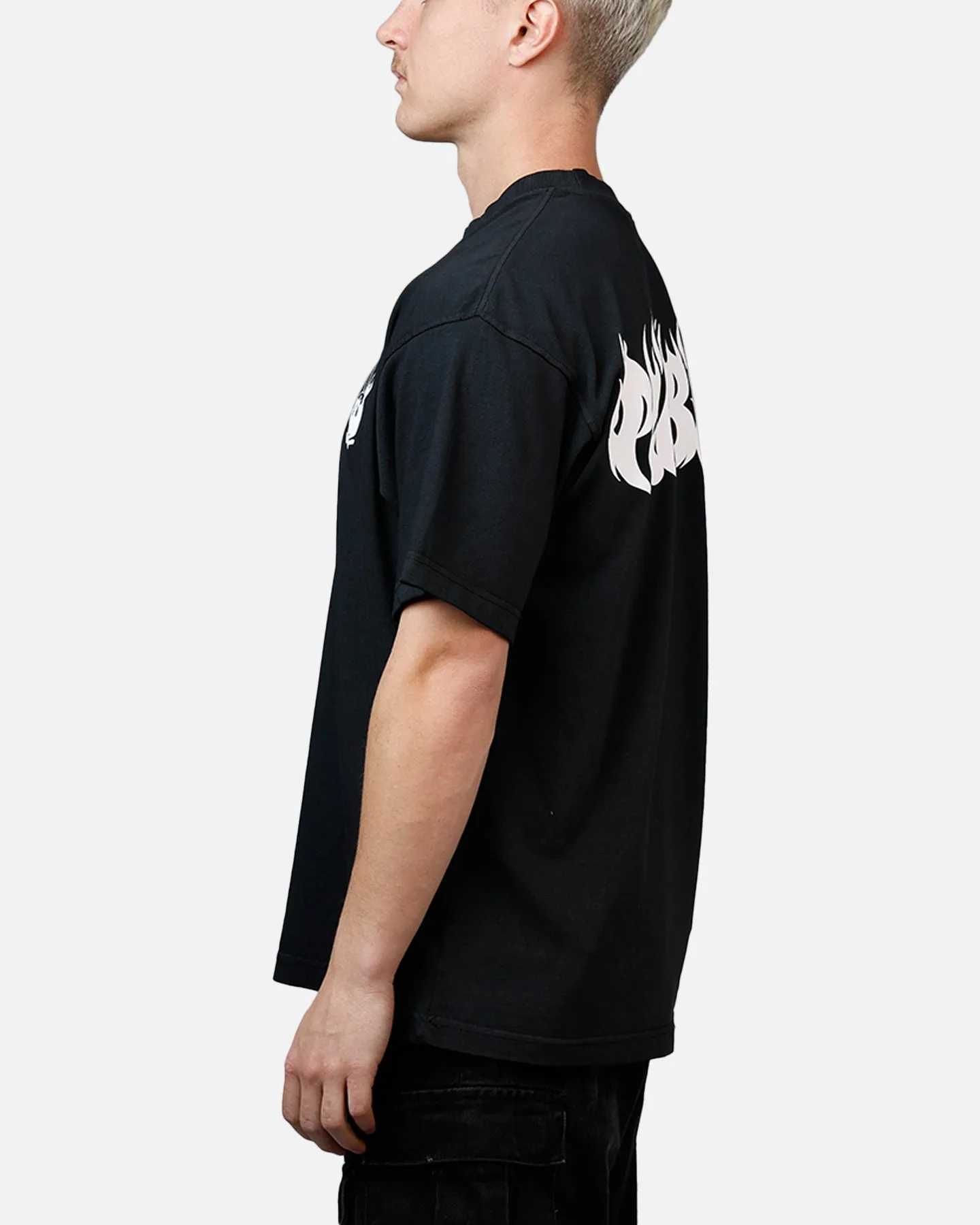 Playboy Flames 2.0 Boxy T-Shirt Black/White